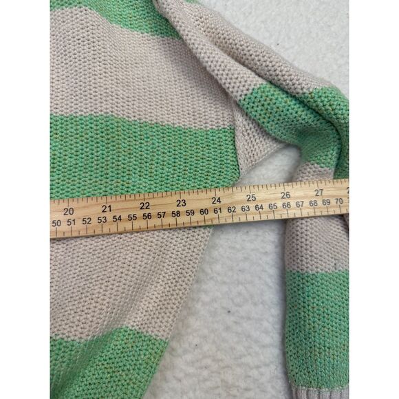 Free People‎ Womens Cassidy Striped Drawstring Sweater Green Size XSmall - Picture 5 of 6